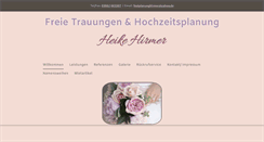 Desktop Screenshot of hochzeitsplanung-hochzeitsredner.de