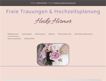 Tablet Screenshot of hochzeitsplanung-hochzeitsredner.de